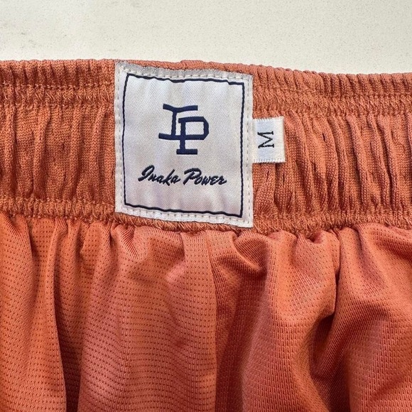 Inaka Power Patch Mesh Shorts M Orange Gym Bodybuilding - Picture 4 of 8
